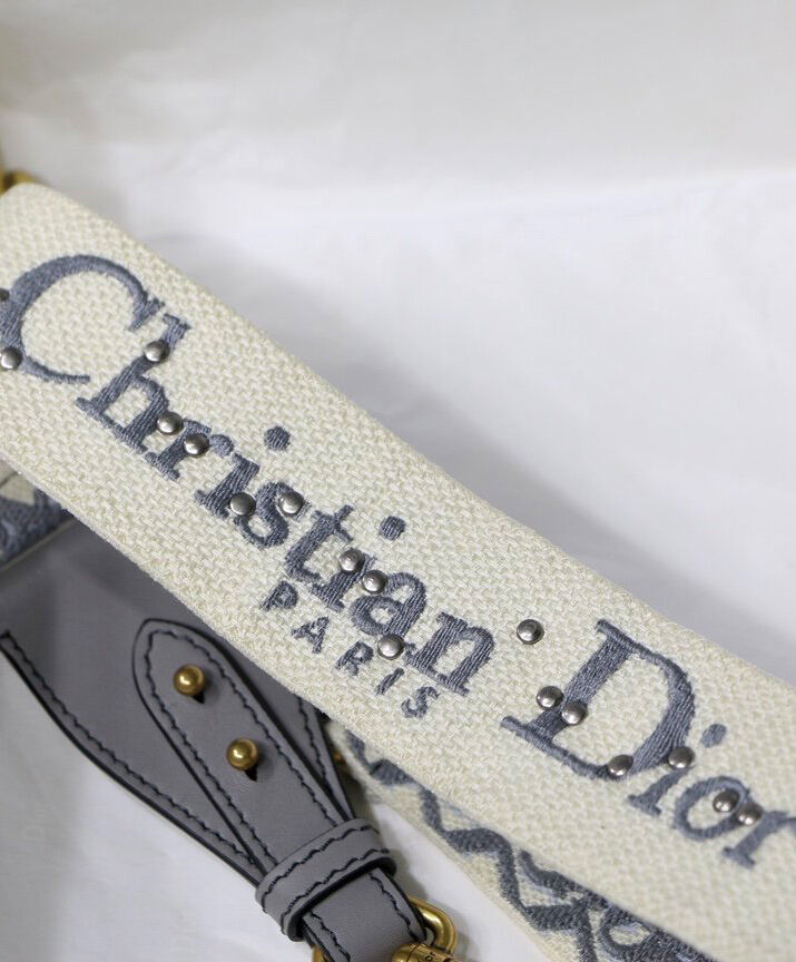 Christian Dior Canvas Strap Gray