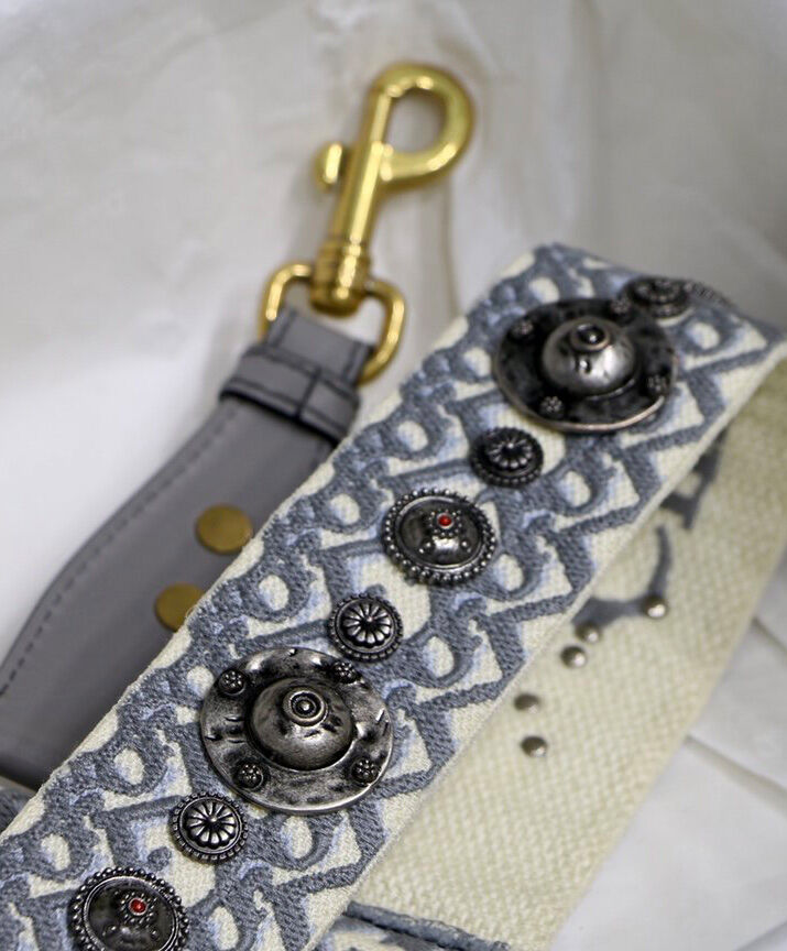 Christian Dior Canvas Strap Gray