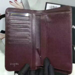 Chanel Quilted Bi-fold Wallet in Lambskin Black