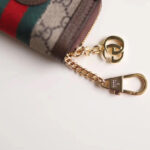Gucci Ophidia GG key case 523157 Dark Coffee