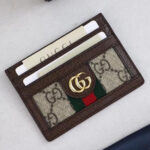 Gucci Ophidia GG card case 523159 Dark Coffee