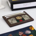 Gucci Ophidia GG card case 523159 Dark Coffee