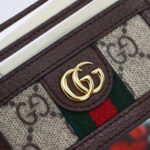 Gucci Ophidia GG card case 523159 Dark Coffee