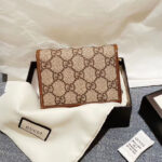 Gucci 1955 Horsebit Card Case Wallet 621887 Coffee