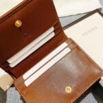 Gucci 1955 Horsebit Card Case Wallet 621887 Coffee