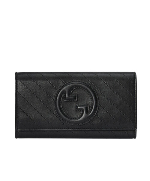 Gucci Blondie Continental Wallet 760302 Black