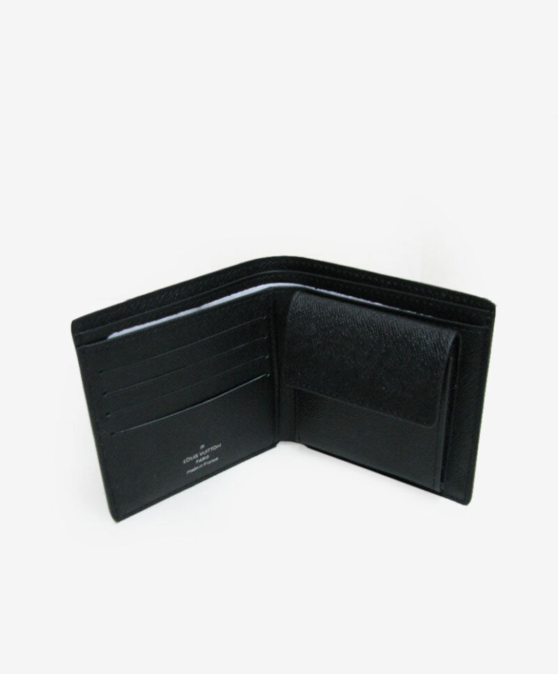 Louis Vuitton Damier Graphite Canvas Marco Wallet M62664 Black