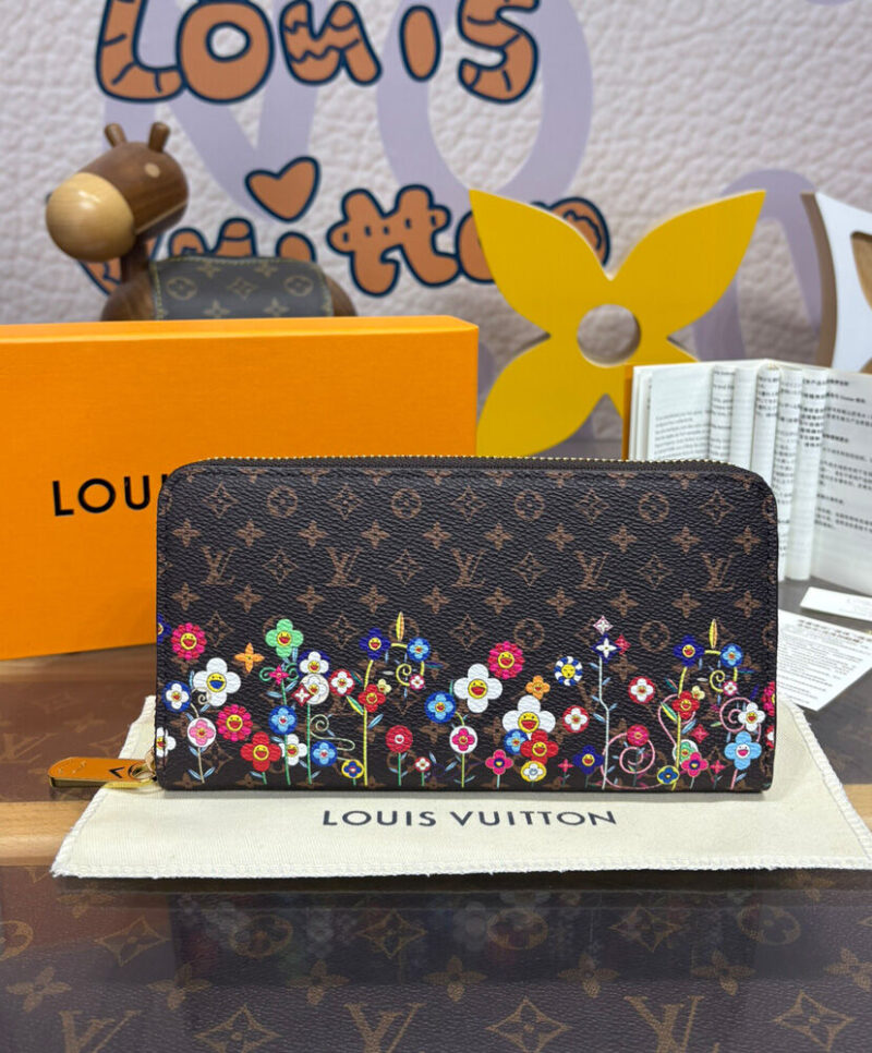 Louis Vuitton LV X TM Zippy Wallet M14162 Brown