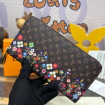 Louis Vuitton LV X TM Zippy Wallet M14162 Brown