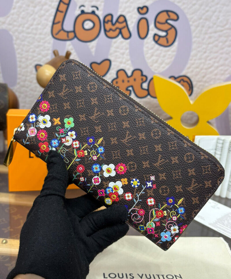 Louis Vuitton LV X TM Zippy Wallet M14162 Brown