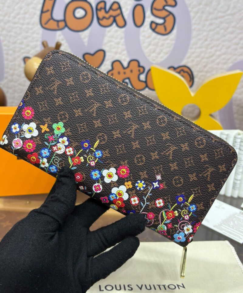 Louis Vuitton LV X TM Zippy Wallet M14162 Brown