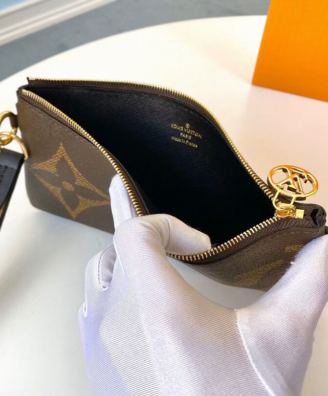 Louis Vuitton Trio Pouch M68756 Brown