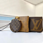 Louis Vuitton Trio Pouch M68756 Brown