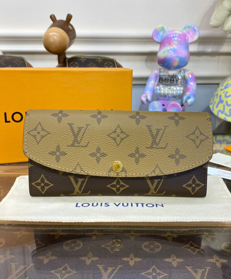 Louis Vuitton Emilie Wallet M82157 Apricot