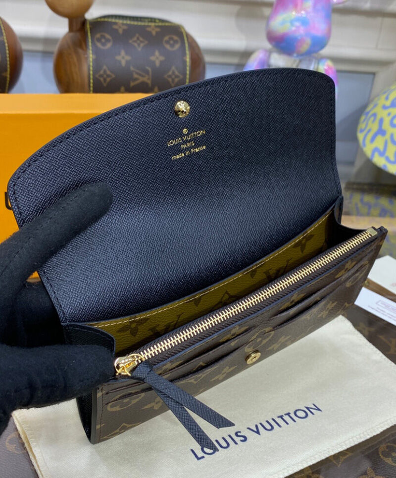 Louis Vuitton Emilie Wallet M82157 Apricot