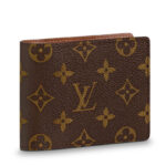 Louis Vuitton Wallet with Coin Pocket M60895 Brown