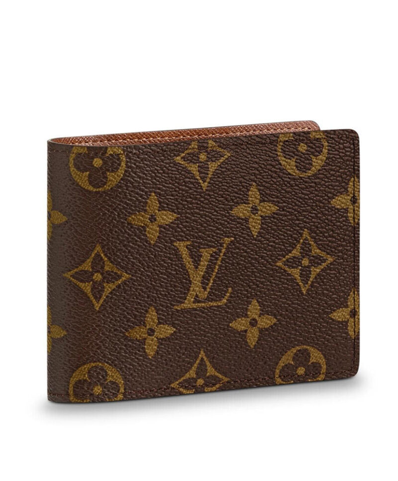 Louis Vuitton Wallet with Coin Pocket M60895 Brown