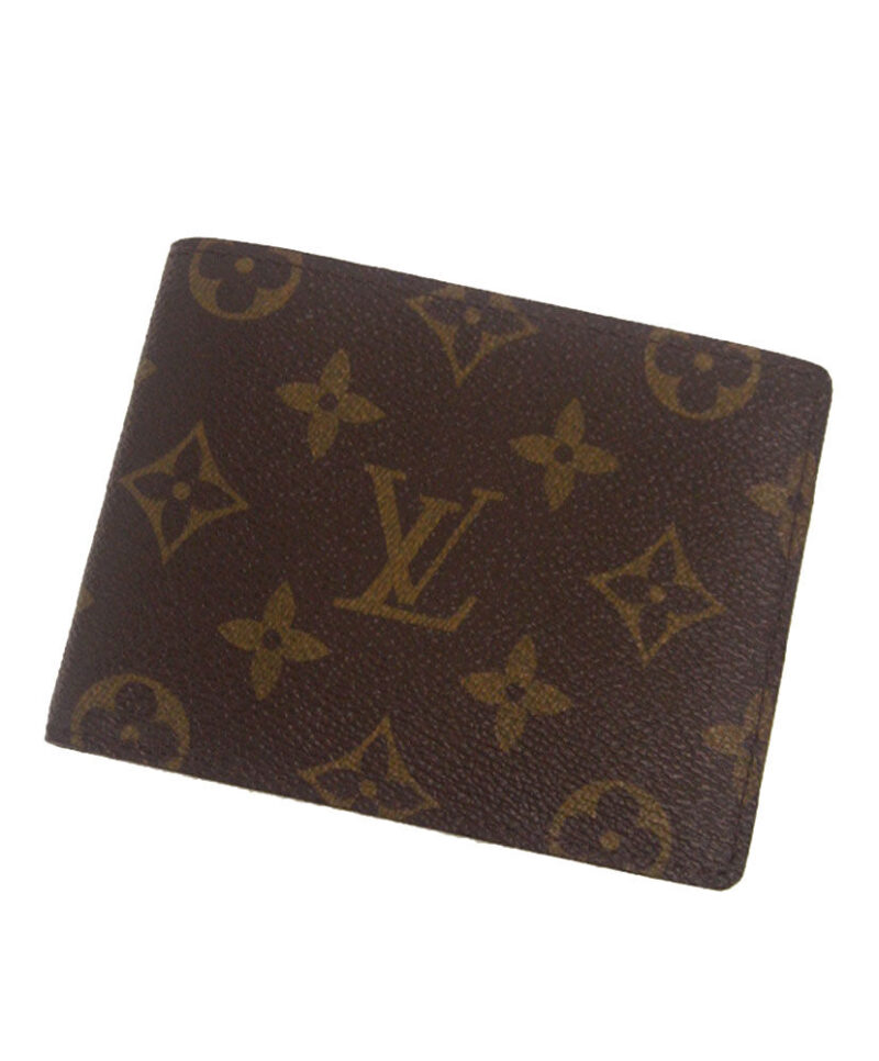 Louis Vuitton Wallet with Coin Pocket M60895 Brown