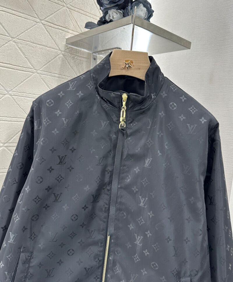 Louis Vuitton Women's Monogram Zip Jacket Black