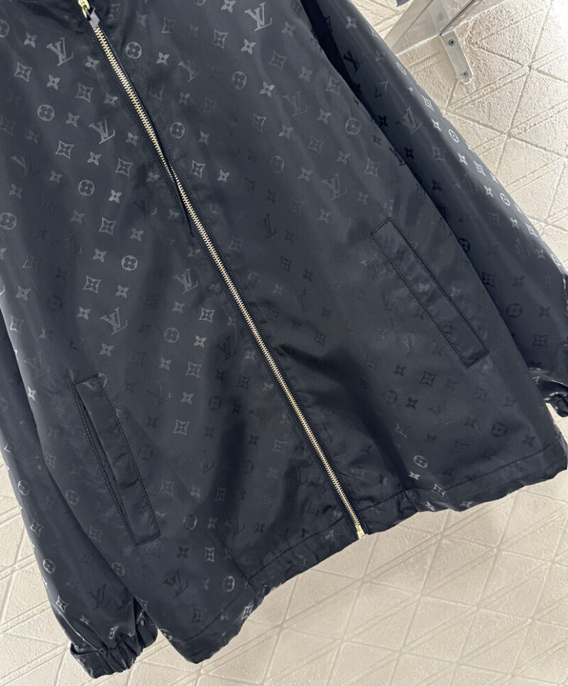 Louis Vuitton Women's Monogram Zip Jacket Black