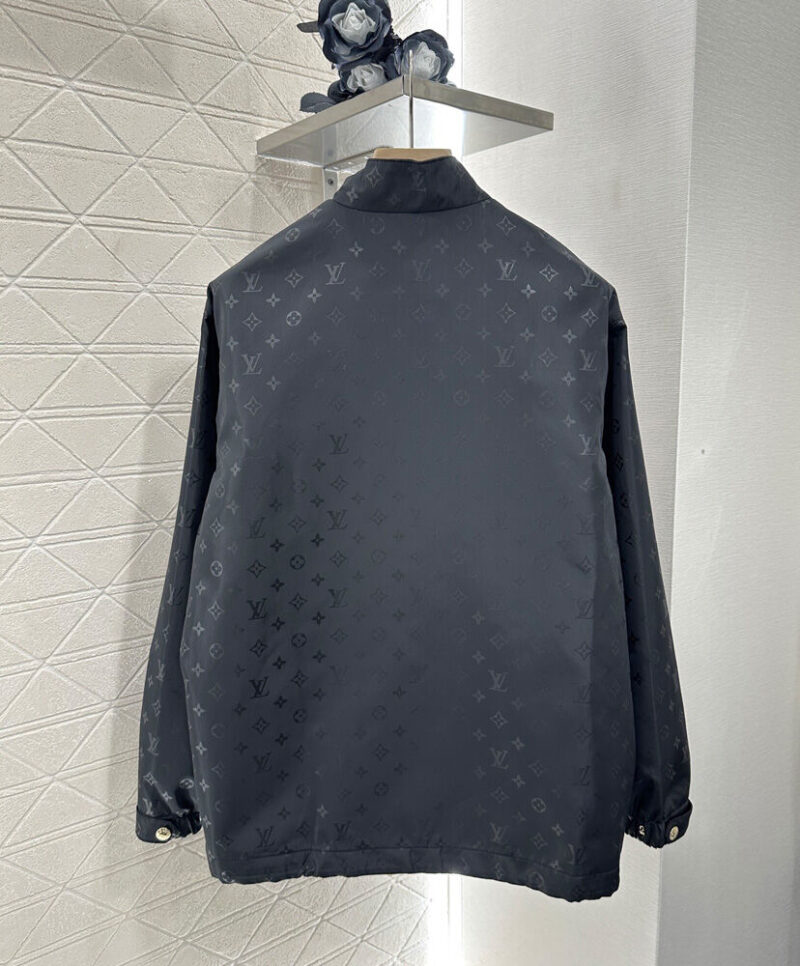 Louis Vuitton Women's Monogram Zip Jacket Black