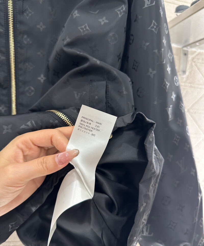 Louis Vuitton Women's Monogram Zip Jacket Black