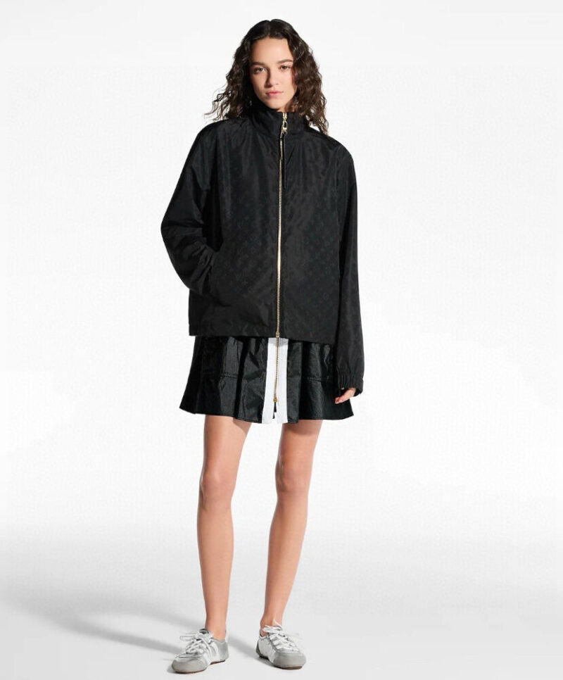 Louis Vuitton Women's Monogram Zip Jacket Black