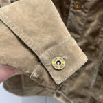 Miumiu Women's Washed Flocked Chambray Blouson Jacket Coffee