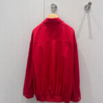 Miumiu Women's Heavy Poplin Blouson Jacket Red