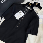 Chanel Women's Button Sweater