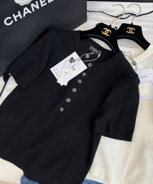 Chanel Women's Button Sweater
