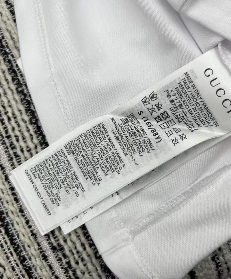 Gucci Women's Printed Cotton Jersey T-shirt White