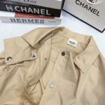 Hermes Asymmetric Shirt Apricot
