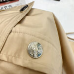 Hermes Asymmetric Shirt Apricot