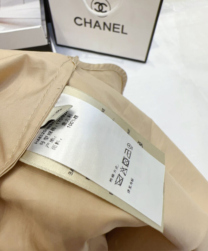 Hermes Asymmetric Shirt Apricot