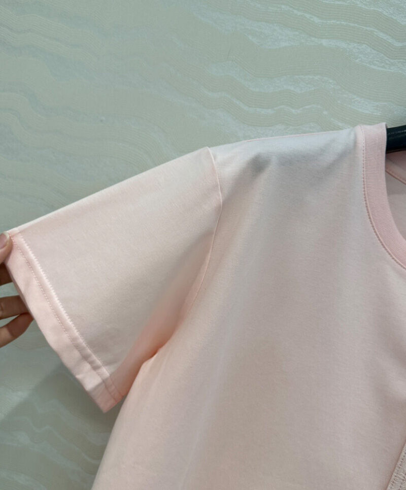 Louis Vuitton Women's Logo Pocket Cropped Top Pink