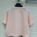 Louis Vuitton Women's Logo Pocket Cropped Top Pink