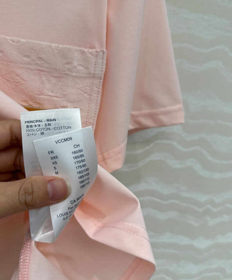 Louis Vuitton Women's Logo Pocket Cropped Top Pink