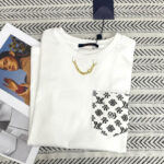 Louis Vuitton Women's Graphic chain T-shirt White