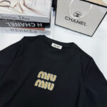 Miumiu Women's Letter Beaded T-shirt