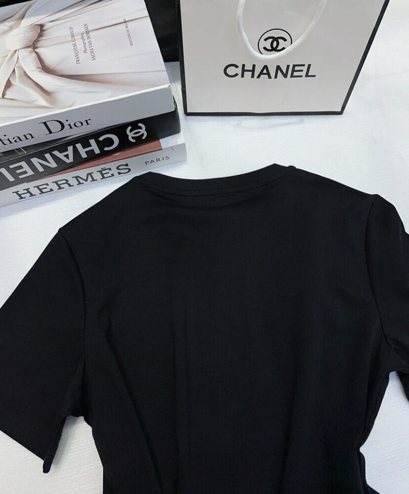 Miumiu Women's Letter Beaded T-shirt