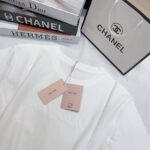 Miumiu Women's Letter Embroidered T-shirt White