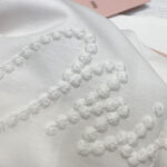 Miumiu Women's Letter Embroidered T-shirt White