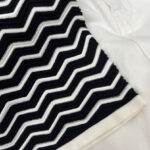 Saint Laurent Women's Striped Vest top Black