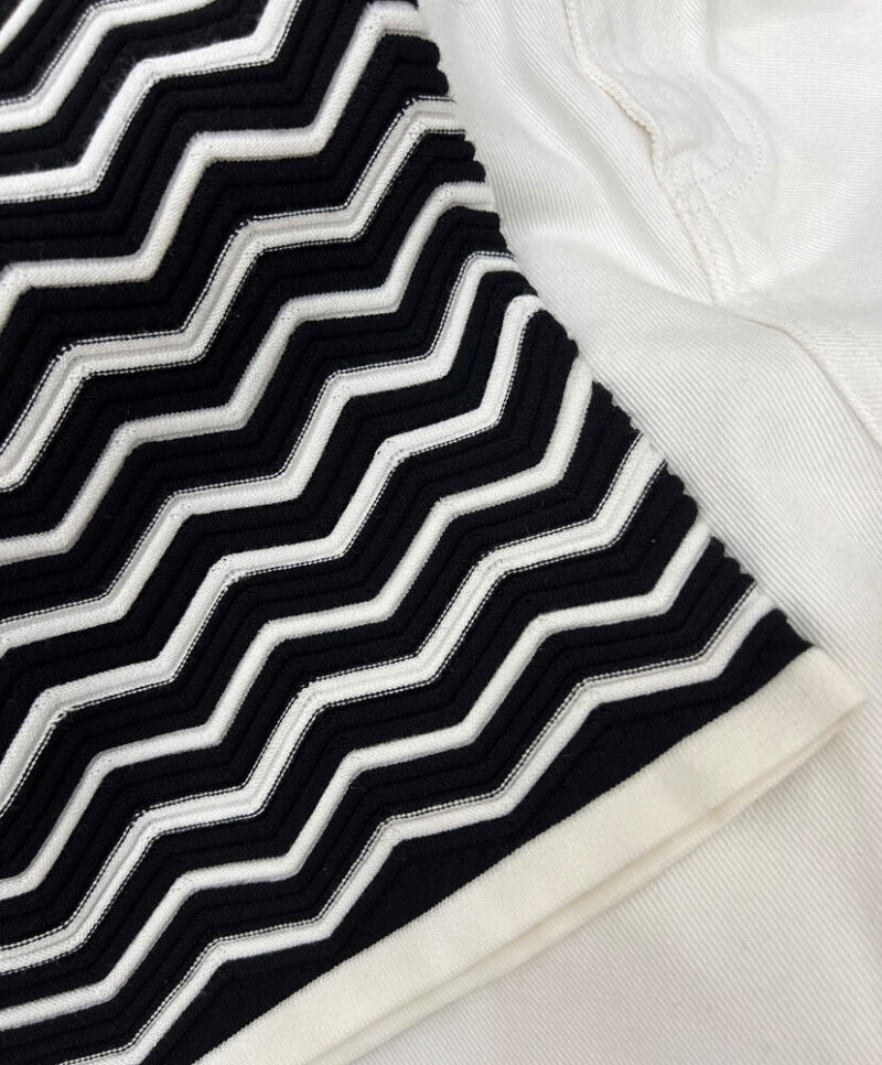 Saint Laurent Women's Striped Vest top Black
