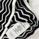 Saint Laurent Women's Striped Vest top Black