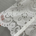 Valentino Women's Hollow Lace Top White