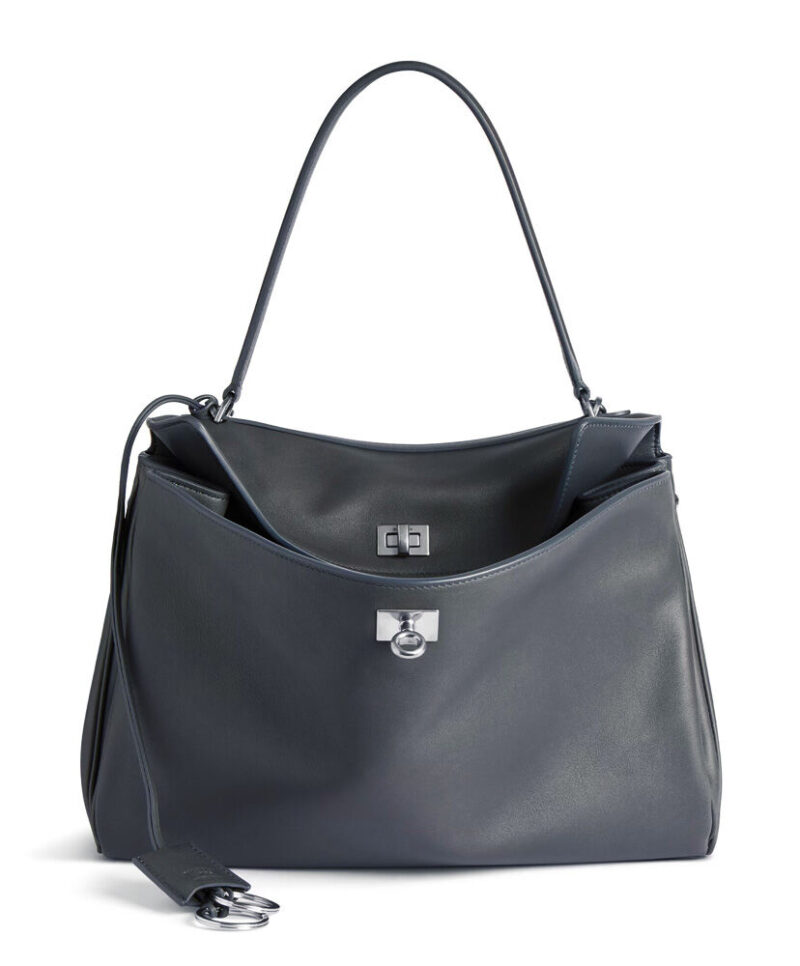 Balenciaga Rodeo Medium Handbag Gray