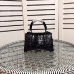 Balenciaga Hourglass XS Top Handle Bag Black