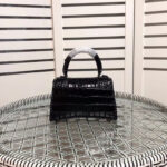 Balenciaga Hourglass XS Top Handle Bag Black